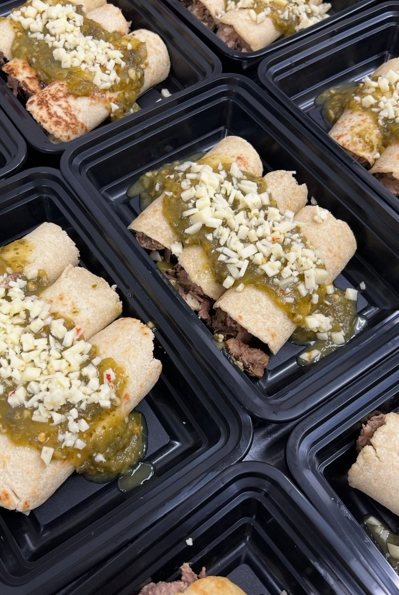 Brisket Enchiladas with Salsa Verde