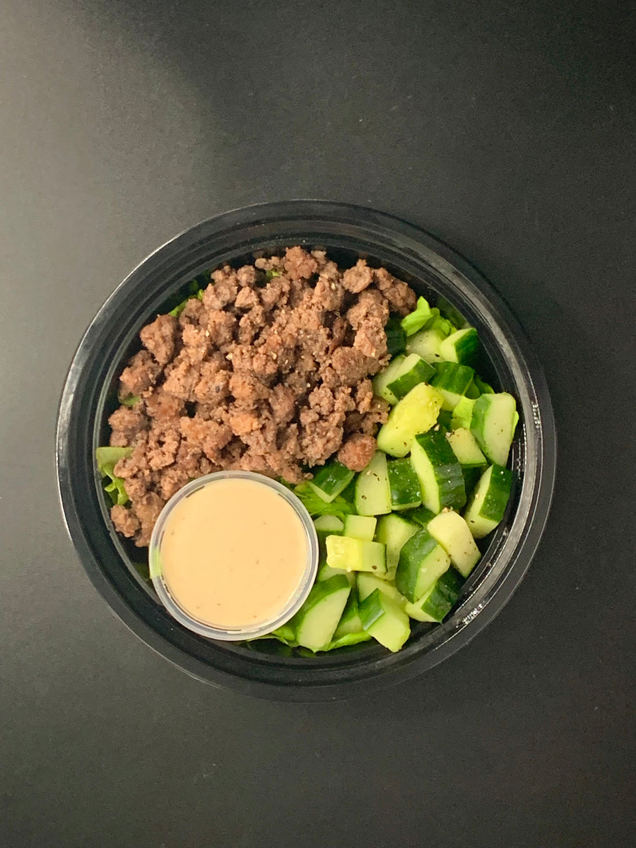 Chipotle Ranch Wagyu Burger Bowl